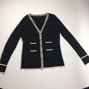 AK Anne Klein black cardigan